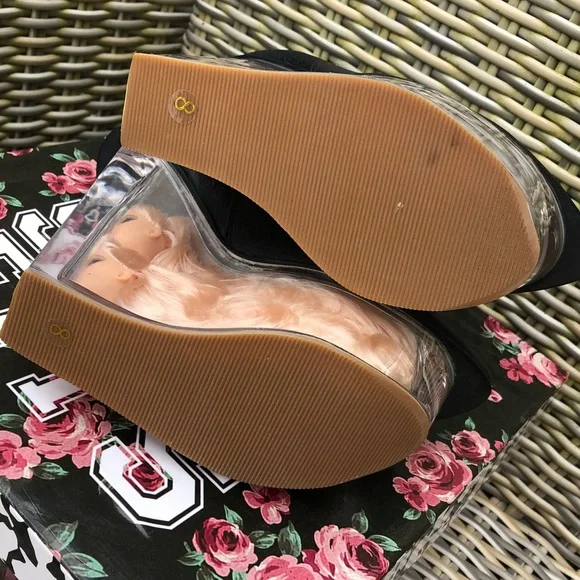 Jeffrey Campbell Icy Barbie Boots 8 Doll Head NEW - Picture 11 of 16